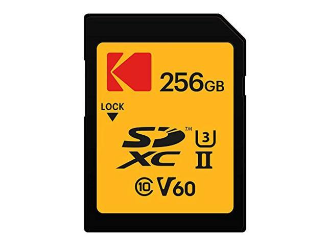 kodak 256gb uhs-ii u3 v60 ultra pro sdxc memory card