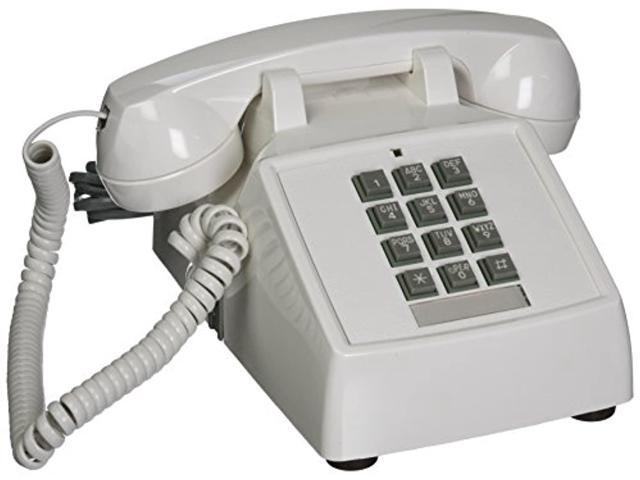 cortelco itt-2500-v-wh 1-handset landline telephone