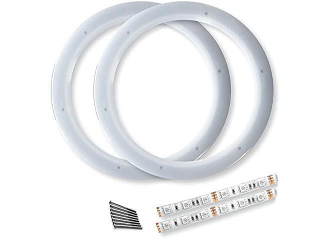 wet sounds 8' led ring kit with rgb strip for xs and sw series 8' speakers