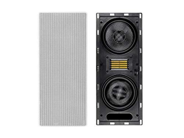 Monoprice 3-Way Carbon Fiber In-Wall Column Speaker - 6.5 Inch With Ribbon Tweeter (Each) - Amber Series - image 9