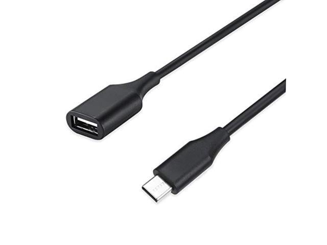 perixx peripro-403 usb type-c male to usb-a female 1ft. cable - usb2.0 spec for keyboard and mouse connection with smartphone, laptop, and tablet.