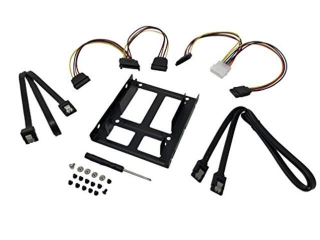micro connectors 2.5? ssd/hard drive installation kit with sata data and power cables (l02-35252-kit)