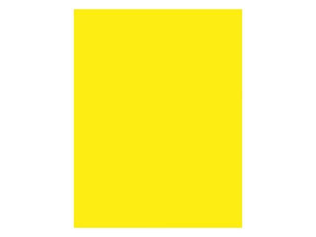Pacon 104316 Neon Bond Paper Letter - 8.50' x 11' - 100 / Pack - Yellow