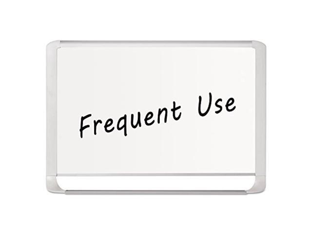 MasterVision BVCMVI050205 Lacquered steel magnetic dry erase board, 36 x 48, Silver/White, 1 Each