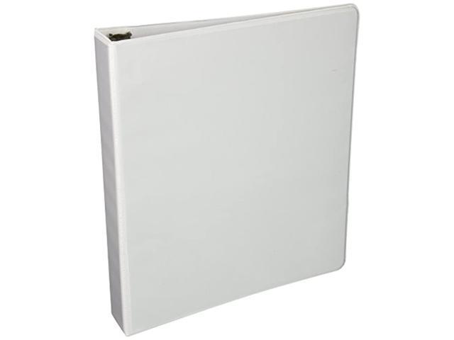 Business Source View Binder w/ 2 Inside Pockets 1-1/2' Capacity White 09955