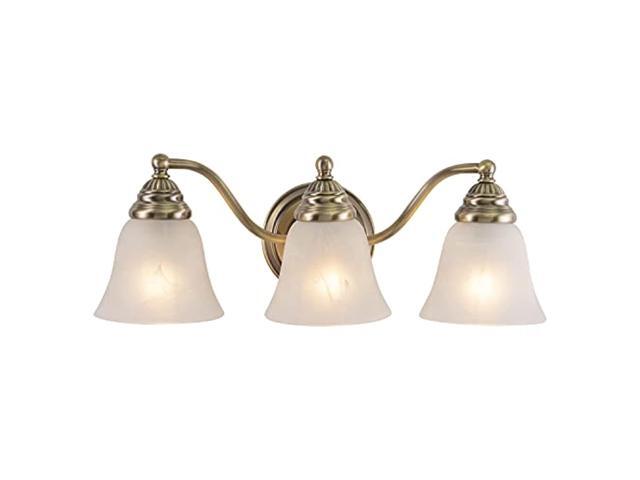 vaxcel vl35123a standford 3 light vanity light, antique brass finish