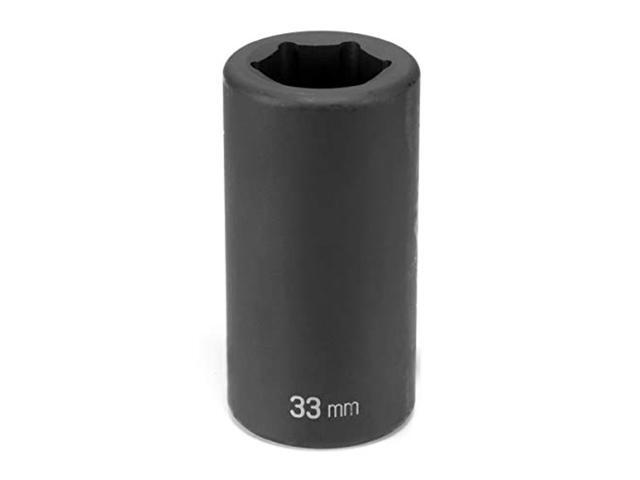 GREY PNEUMATIC 5033MD #5 Drive, 33mm Size, Metric Socket, 6 Points