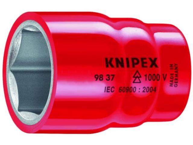 Knipex 98-37-10 Insulated 10 mm 6 Point 3/8' Socket