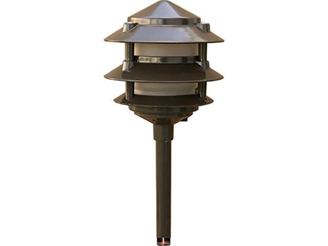 Photos - Chandelier / Lamp dabmar lighting lv102-bz pagoda fixture, 3 tier 20w 12v jc, black finish R