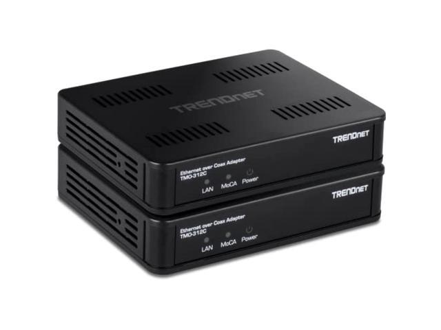 TRENDnet TMO-312C2K, Ethernet over Coax 2.5Gbps Adapter (2-Pack)