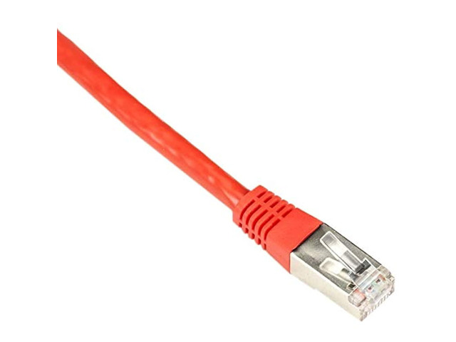 CAT5E 100-MHZ MOLDED SLIMLINE STRANDED ETHERNET PATCH CABLE - SHIELDED (F/UTP),