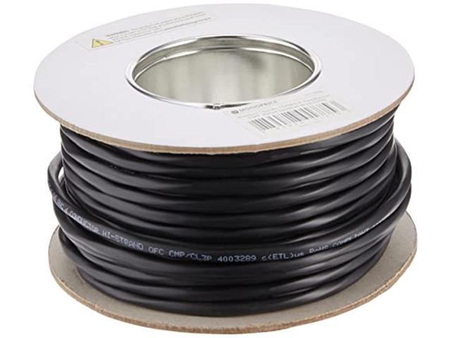 Monoprice Nimbus Series 16 Gauge AWG 4 Conductor CMP-Rated Speaker Wire / Cable - 100ft UL Plenum Rated, 100% Pure Bare Copper With Color Coded...