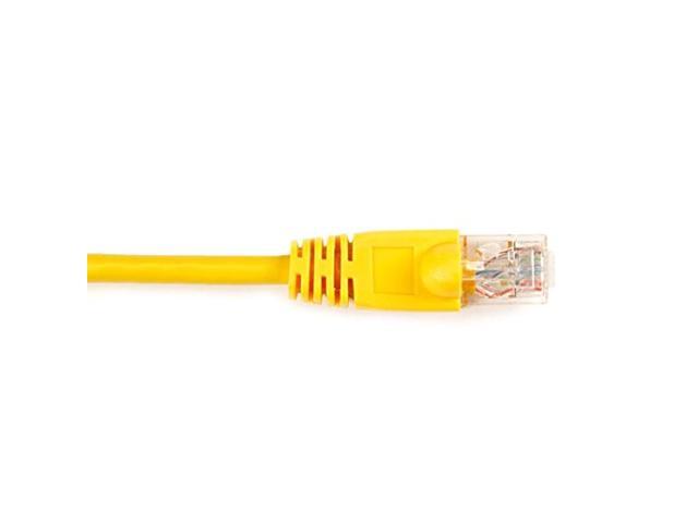 Black Box CAT6PC-015-YL CAT6 250-MHz Stranded Ethernet Patch Cable - Unshielded, PVC, Snagless Boot, Yellow, 15 ft.