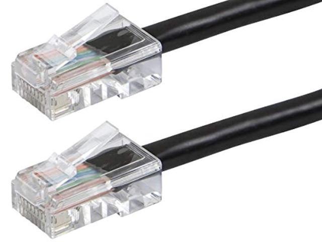 Monoprice Cat6 Ethernet Patch Cable - 15 Feet - Black Network Internet Cord - RJ45, Stranded, 550Mhz, UTP, Pure Bare Copper Wire, 24AWG -...