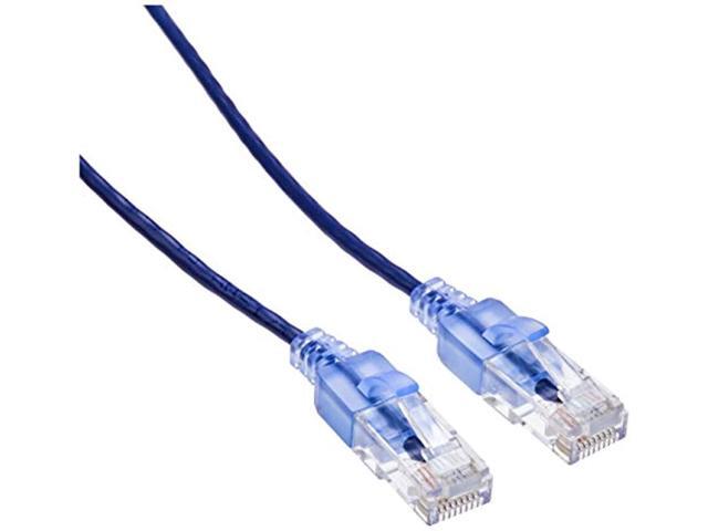 Monoprice Cat6A Ethernet Patch Cable - 7 Feet - Purple (10 Pack) Snagless RJ45 550Mhz UTP Pure Bare Copper Wire 10G 30AWG - SlimRun Series