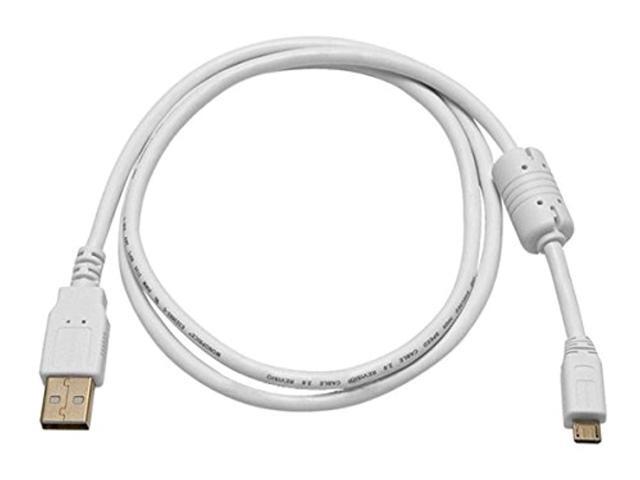 Monoprice USB 2.0 Cable - 3 Feet - White USB Type-A Male to USB Micro-B Male 5-Pin, 28/24AWG, Gold Plated