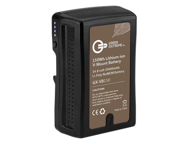 green extreme 150wh lithium-ion v-mount battery