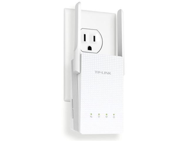 tp-link ac750 dual band wi-fi range extender w/ gigabit ethernet port (re210),white