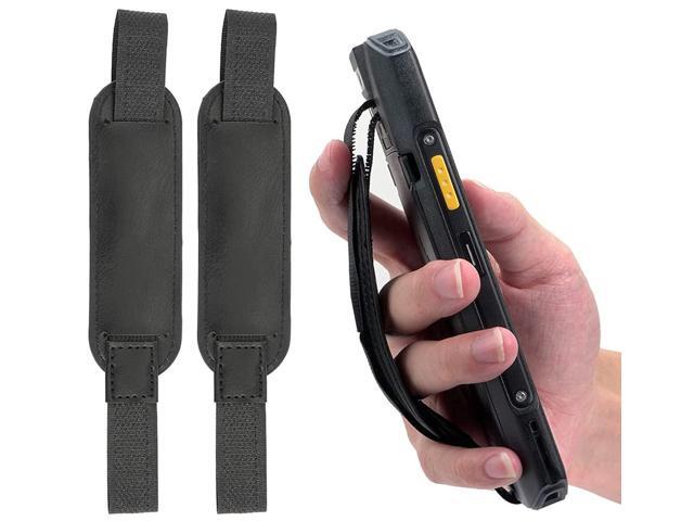 twin pack: hand strap for zebra tc21 tc26 tc53 tc58 tc73 tc78 mobile computer scanner - adjustable on both ends - finger palm harness grip (2 units)