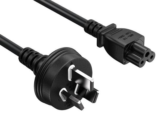 cable leader 6ft australia 3-prong notebook power cord (as3112 to iec-320-c5)