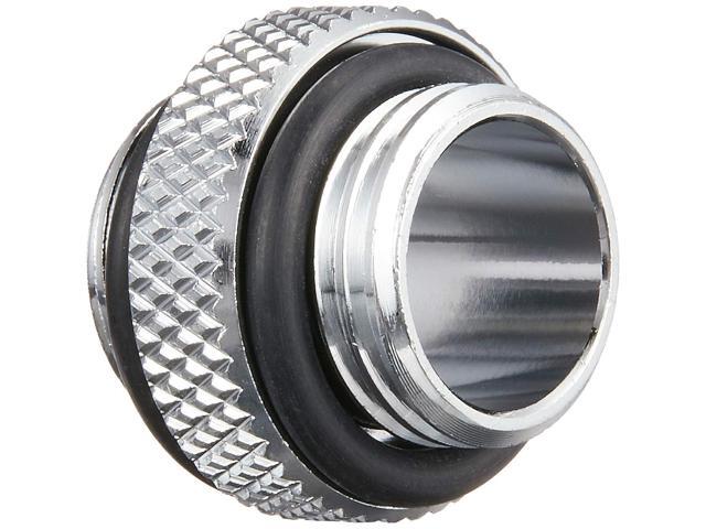 Bitspower G1/4' 5mm Male to Male Fitting, Silver Shining