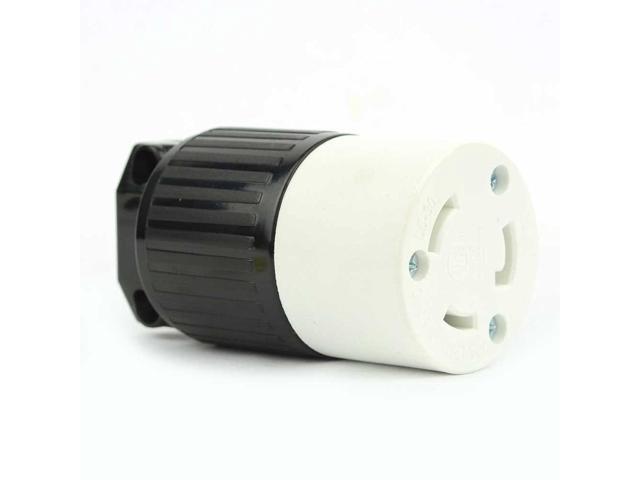 superior electric yga024f twist lock electrical receptacle 3 wire, 30 amps, 125v, nema l5-30r