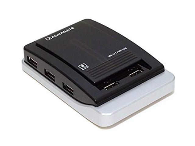 Monoprice USB 2.0 USB Hub, Number of Ports 7 Black Plastic 5328