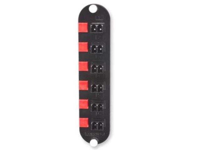 cch-cp12-d3 - corning cch panel, lc duplex, 12 f, multimode (om2)
