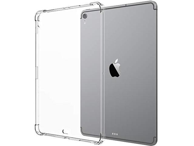 luvvitt ipad pro 11 case crystal view flexible tpu slim and light back cover with shockproof cushion corners drop protection fo