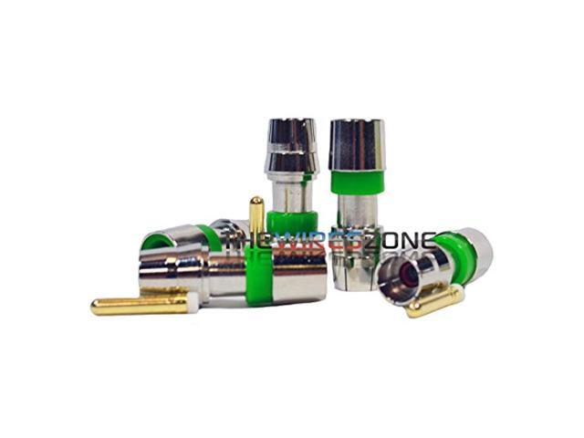 20 pack Audio Video RCA Compression Connector for RG59 Coaxial Cable CCTV