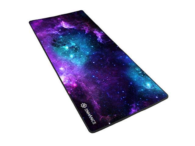 ENHANCE Pathogen GX-MP2 XXL Mouse Pad with Low-Friction Tracking Surface - Galaxy