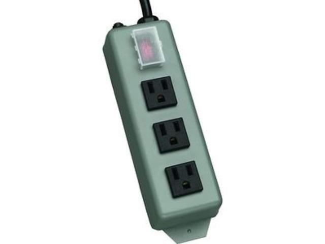 tripp lite 3 outlet waber industrial power strip, 6ft cord with 5-15p plug (3sp)