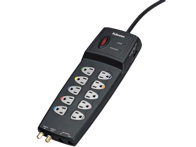 UPC 809387572717 product image for fellowes power guard 10outlet surge protector with phone/dsl, coax and ethernet  | upcitemdb.com