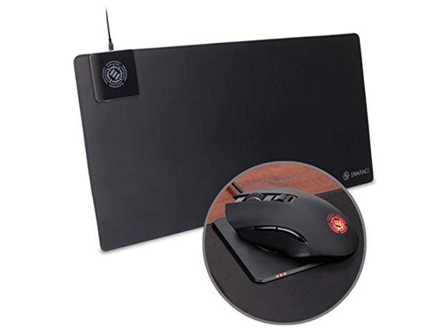 Enhance PowerUP XXL Mouse Pad + Gaming Mouse Wireless Charging System - Compatible with Qi Devices