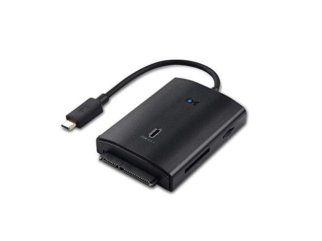 cable matters gen 2 10gbps usb-c multiport adapter (usb c dock) with usb-a & usb-c, microsd & uhs-ii sd card reader, and 2.5'/3