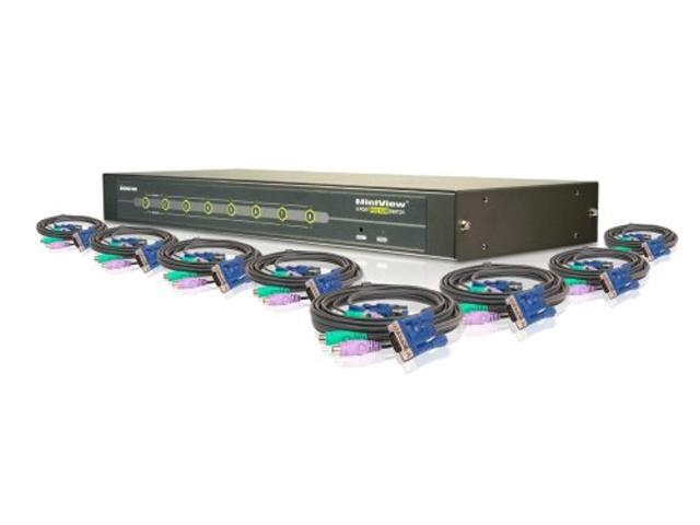 UPC 807034590305 product image for iogear 8-port ps/2 kvm switch kit with kvm cables, gcs78kit | upcitemdb.com