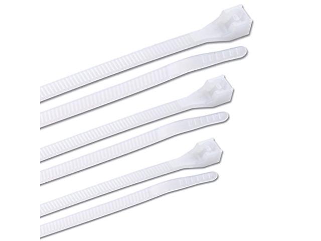 gardner bender 50098n assorted cable ties, 4, 6, and 8 inch, 18 and 45 lb, electrical wire and cord management, nylon zip tie, reusable container,...
