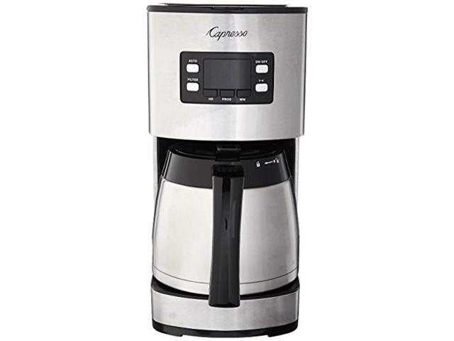 capresso 435.05 10 cup thermal coffee maker st300, stainless steel,
