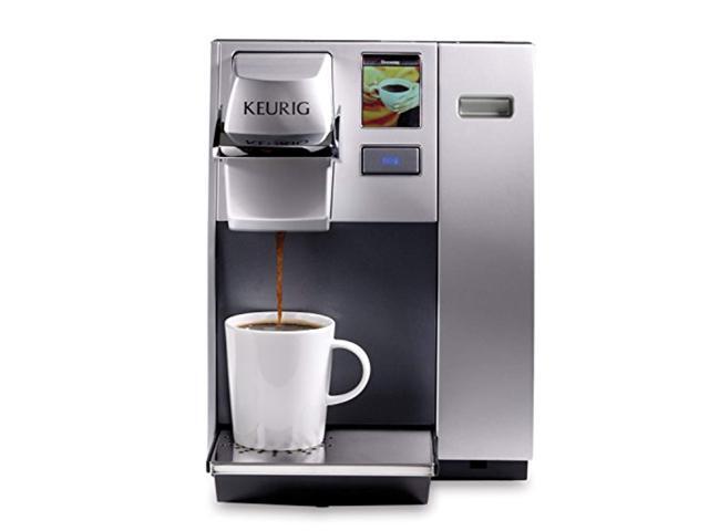 keurig k155 office pro commercial single serve k-cup pod coffee maker, silver