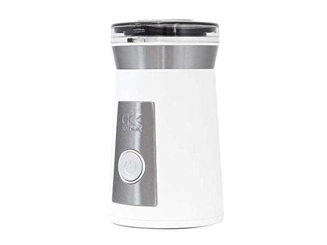 kalorik, cg 44047 w, coffee and herb grinder, stainless steel & white photo