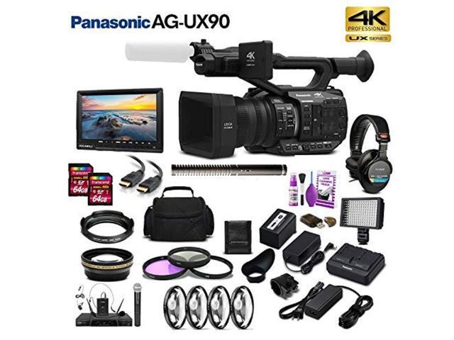 Panasonic 4K/HD Professional Camcorder (PJ) Movie Maker Bundle