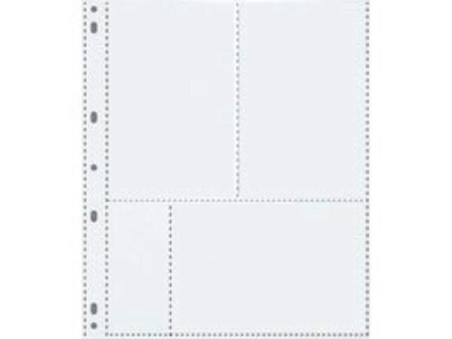 Archival Photo Pages Holds Six 4' x 6' Prints, Pack of 25