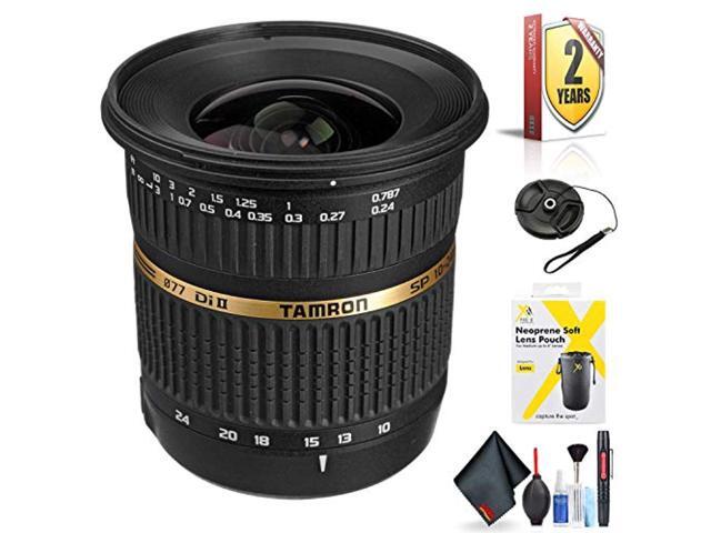 tamron sp af 10-24mm f / 3.5-4.5 di ii zoom lens for sony dslr cameras for sony a mount + accessories (international model with