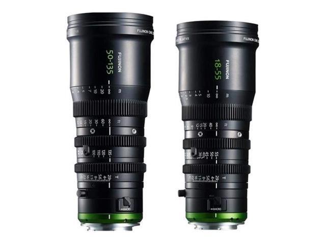 fujinon mk 18-55mm t2.9 lens, sony e-mount mk 50-135mm t2.9 lens, sony e-mount