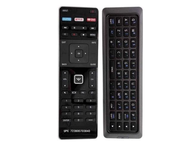 new xumo xrt500 tv remote control with keyboard fit for vizio m43-c1 m43c1 m49-c1 m49c1 m50-c1 m50c1 m55-c2 m55c2 m60-c3 m60c3