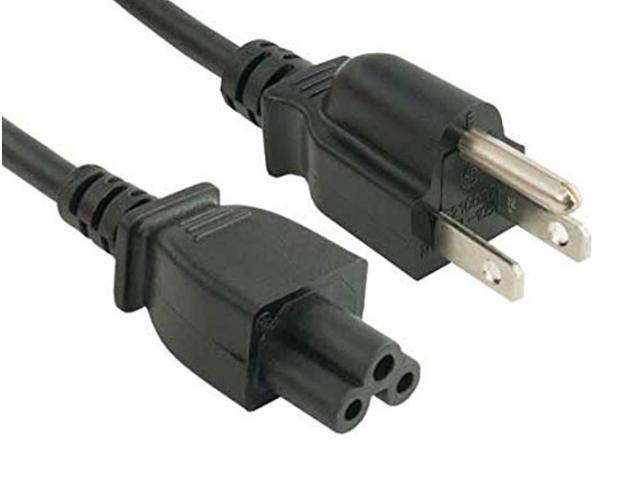 cable leader 18 awg 3-prong notebook ac power cord (iec320 c5 to nema 5-15p) ul listed (15 foot (1 pack))