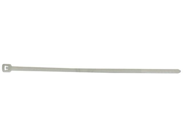 PANDUIT PLT1M-M Cable Tie, 4 in L, 4 in Max Bundle Dia., Natural, Nylon 6/6, 18