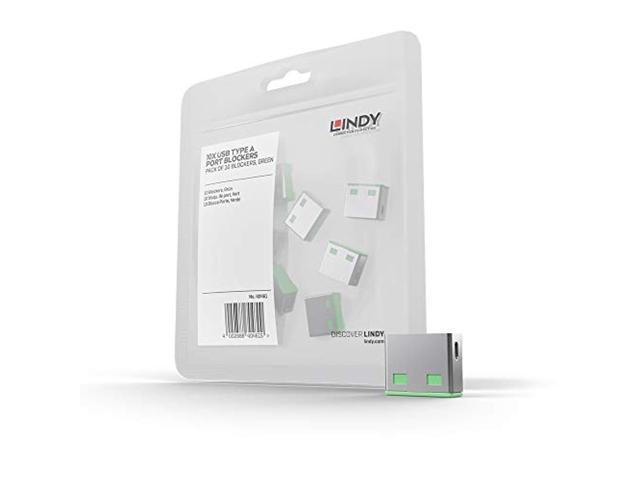USB Port Blocker (without key) - Pack of 10 Color Code: Green - image 4