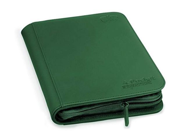 4 pocket zipfolio xenoskin deck case, green