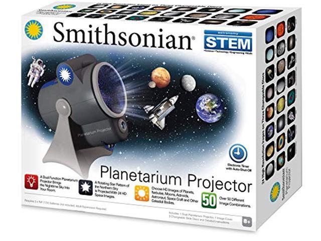 smithsonian optics room planetarium and dual projector science kit, black/blue